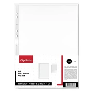 Lefűzhető genotherm OPTIMA A/4 40 mikron narancsos 10 darabos