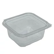Műanyag salátás egybefedeles tál PET 500 ml 100 darabos