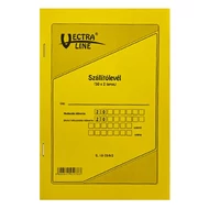 Nyomtatvány szállítólevél VECTRALINE A/5 álló 50x2 lapos