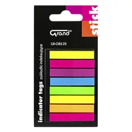 Oldaljelölő GRAND GR-083-25 műanyag vegyes szín 8x25 lap