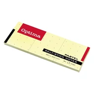 Öntapadós jegyzettömb OPTIMA 38x51mm sárga 3x100 lap