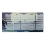 Órarend ARS UNA egylapos kétoldalas Ninjas in the Dark