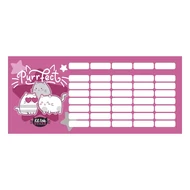 Órarend LIZZYSULI mini 2 oldalas Kittok Stars Purrfect