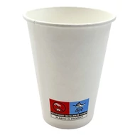 Pohár eldobható papír 1,8 dl fehér 70mm automatás 50 darabos