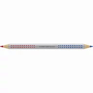 Postairón FABER-CASTELL Jumbo Grip háromszögletű piros-kék