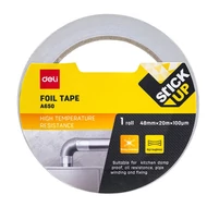 Ragasztószalag DELI 48 mm x 20 m alumínium