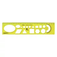 Sablon vonalzó OPTIMA fluor 30cm
