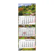 Speditőrnaptár TOPTIMER T080 3 tömbös 3 havi Kertek 2021.