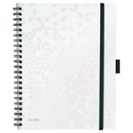 Spirálfüzet kockás LEITZ Wow Active A/4 80 lapos fehér