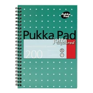 Spirálfüzet kockás PUKKA PAD A/4 200 lapos Metallic türkiz