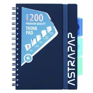 Spirálfüzet kockás ASTRA PAP A/5 100 lapos perforált színregiszteres Ombre sötét
