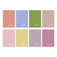 Spirálfüzet kockás One Colour Pastel A/5 70 lapos vegyes színek
