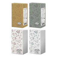 Szalvéta PISZKE Pretty textilhatású 2 rétegű 38x19cm 1/8 hajtogatott 40 lapos vegyes