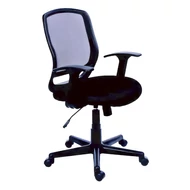 Szék forgó karfás MAYAH Fun fekete