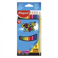 Színes ceruza MAPED Color Peps Star háromszögletű 12+1 darabos