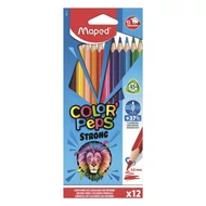Színes ceruza MAPED Color Peps Strong háromszögletű 12 darabos