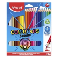 Színes ceruza MAPED Color Peps Strong háromszögletű 24 darabos