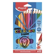 Színes ceruza MAPED Jumbo Color Peps Strong háromszögletű 12 darabos