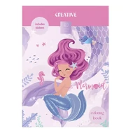 Színező könyv CREATIVE Sea mermaids 40 lapos