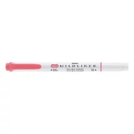 Szövegkiemelő kétvégű ZEBRA Mildliner cool & refined 1,4-4,0 mm piros
