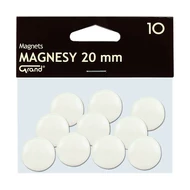 Táblamágnes GRAND 20mm fehér 10 darabos