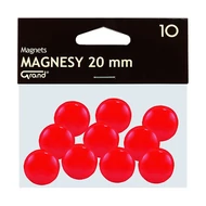 Táblamágnes GRAND 20mm piros 10 darabos