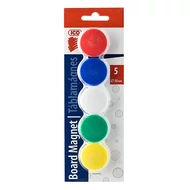 Táblamágnes ICO színes 30mm 5 darabos