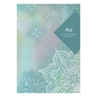 Tanári zsebkönyv TOPTIMER Prof fóliázott papírborító A/5 heti 145x205 mm Mandala 2026-2027