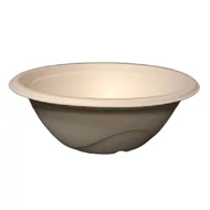 Levesestál eldobható papír KOMP cukornád lebomló 750 ml natúr 50 darabos