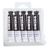 Tempera PRIMO fekete 12 ml 5 darabos
