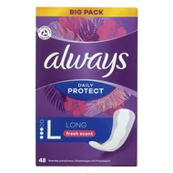 Tisztasági betét ALWAYS Long fresh 48 darabos