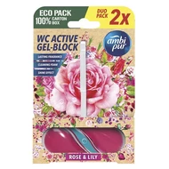 Toalett illatosító AMBI PUR 2x45g Rose&Lily