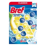 Toalett illatosító golyó BREF Power Aktiv Lemon 3x50 g