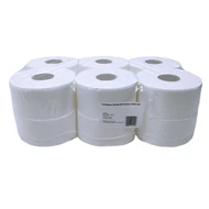 Toalettpapír VECTRALINE Standard Jumbo mini 19 cm 2 rétegű 100 m 100% cellulóz hófehér 12 tekercs/csomag