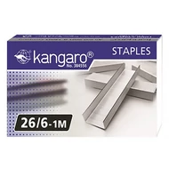 Tűzőkapocs KANGARO 26/6 1000 darabos