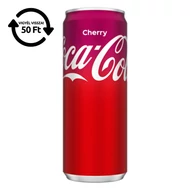 Üdítőital szénsavas COCA-COLA Cherry dobozos 0,33L DRS