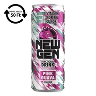 Üdítőital szénsavas HELL Newgen Pink guava 0,25L DRS