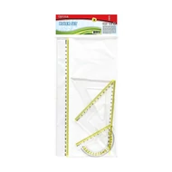 Vonalzókészlet OPTIMA 30cm vonalzóval 4 darabos