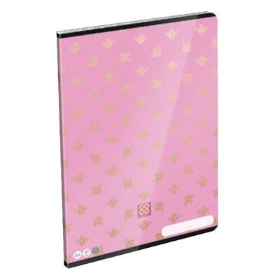 Füzet LIZZY CARD A/4 40 lapos kockás Cornell Pink Bee
