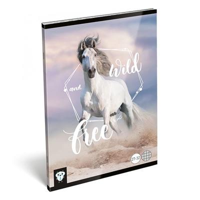 Füzet LIZZY CARD A/5 32 lapos kockás 27-32 wild and free