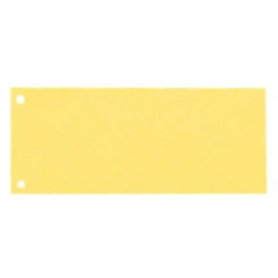 Elválasztócsík ESSELTE 105x240mm karton sárga 100 db/csomag
