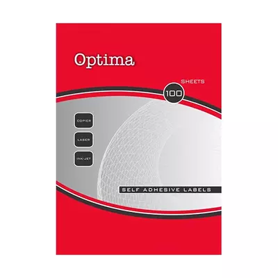 Etikett OPTIMA 32103 105x74mm 800 címke/doboz 100 ív/doboz