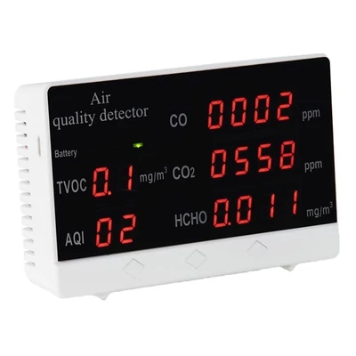 Levegőminőség mérő HAMA szénmonoxid / széndioxid / formaldehid / TVOC