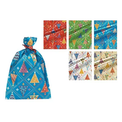 Celofántasak Beautiful tree karácsonyi színes 16x25 cm 100 db/csomag