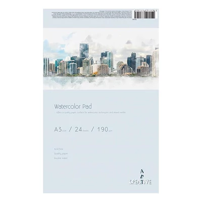 Akvarell rajztömb CREATIVE A/3 190 g 24 lapos