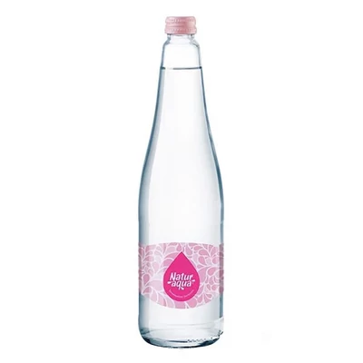 Ásványvíz szénsavmentes NATURAQUA üveges 0,75L DRS