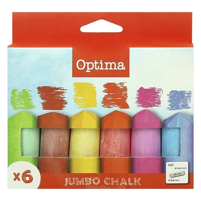 Aszfaltkréta OPTIMA Jumbo 6 darabos