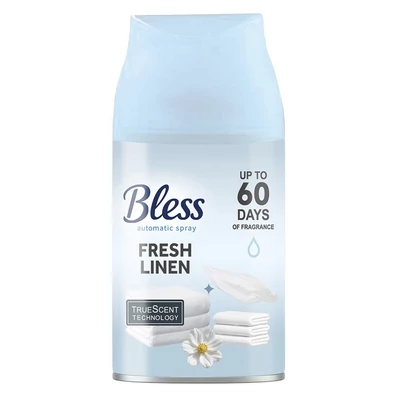 Automata légfrissítő utántöltő BLESS Fresh Linen 250 ml