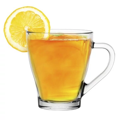 Bögre készlet TEATIME üveg 250 ml 6 darabos