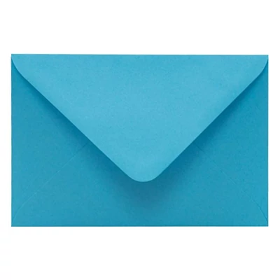 Boríték színes KASKAD LC/6 enyvezett 114x162mm 77 vízkék 50 darabos